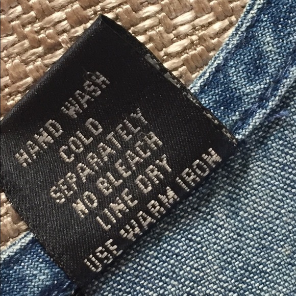 Maxi Length Denim Jumper/Dress / 90’s Vintage - Picture 9 of 9